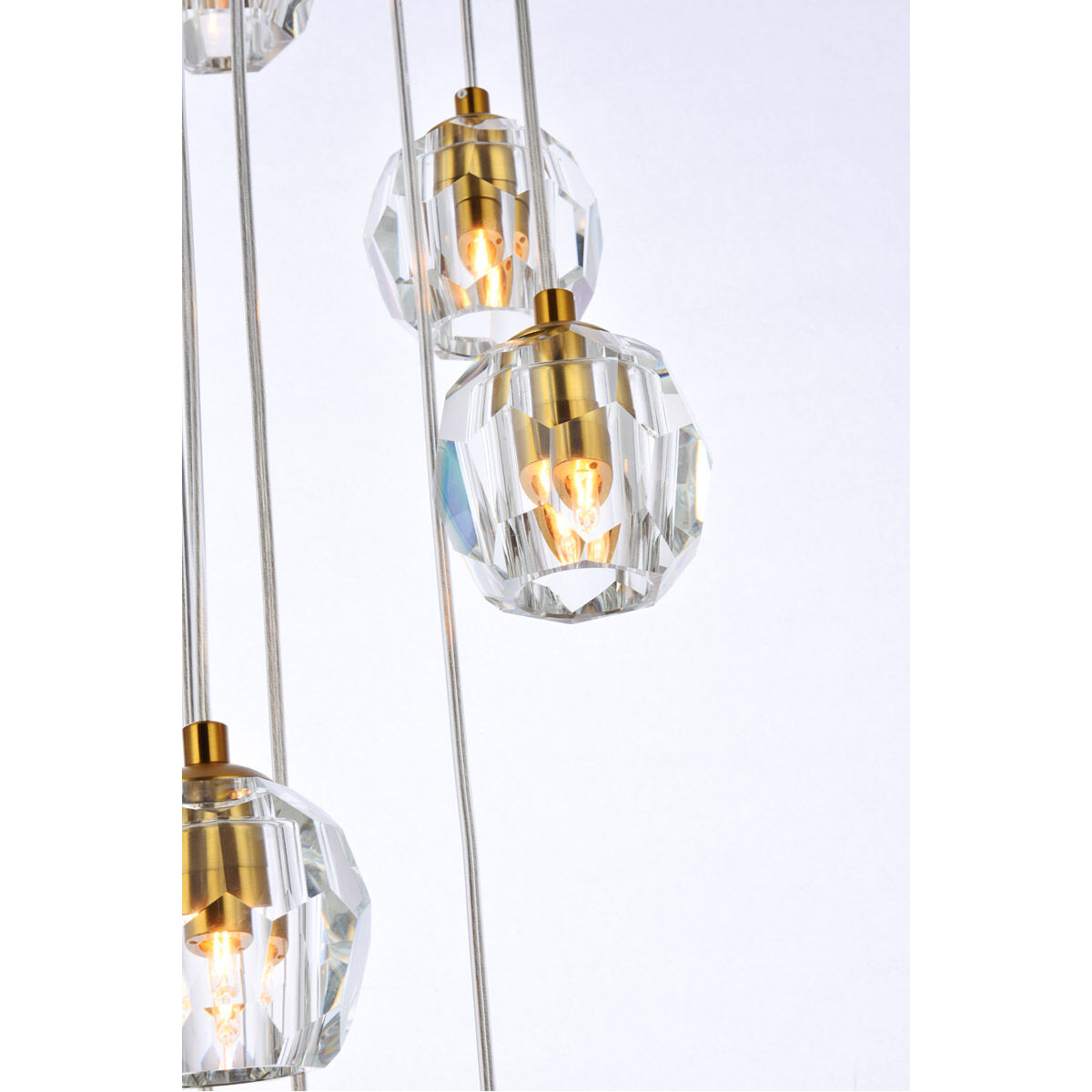 Eren 18 Light 15 inch Gold Pendant Ceiling Light
