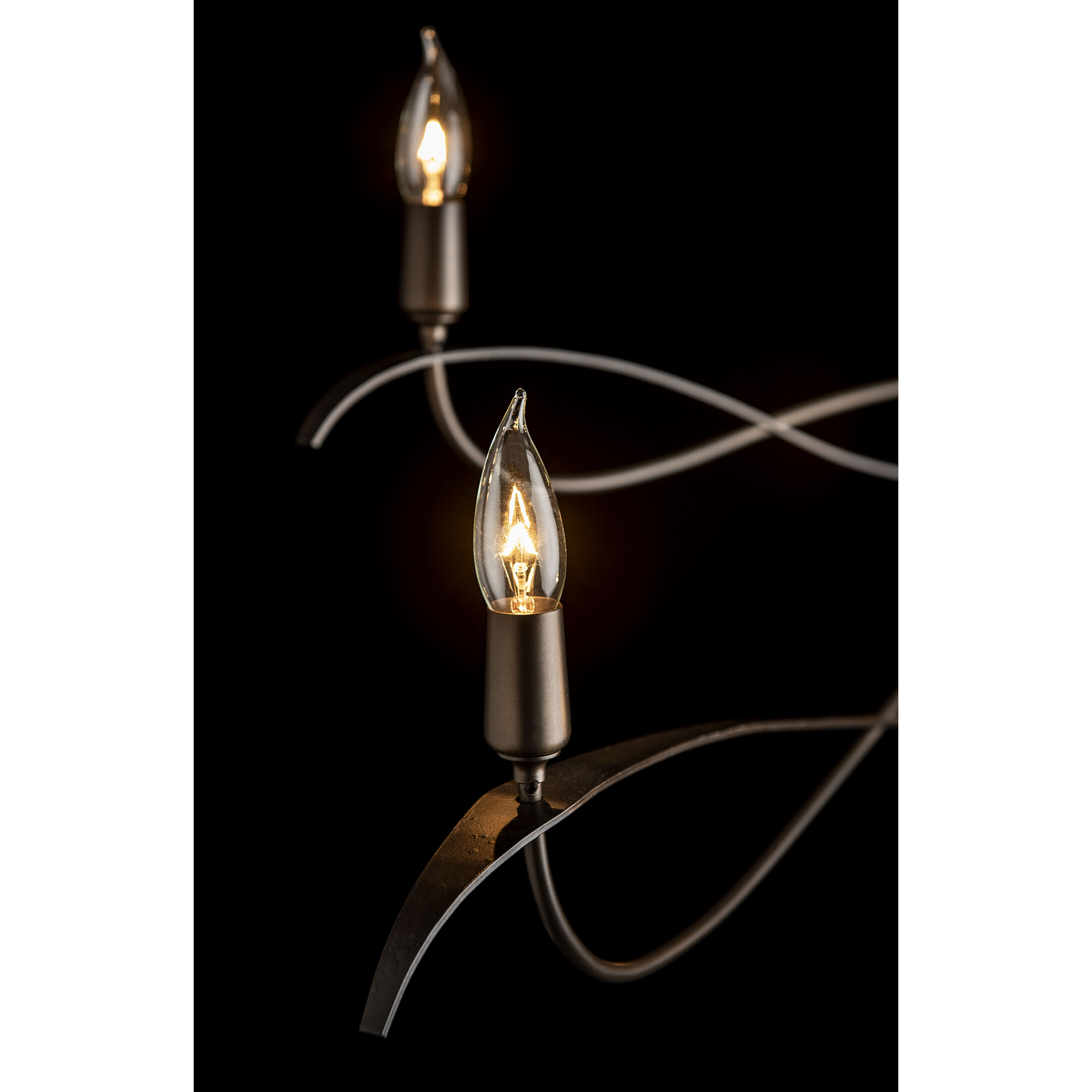 Willow 6 Light 59.4 inch Dark Smoke Chandelier Ceiling Light, Large