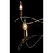 Willow 6 Light 59.4 inch Dark Smoke Chandelier Ceiling Light, Large