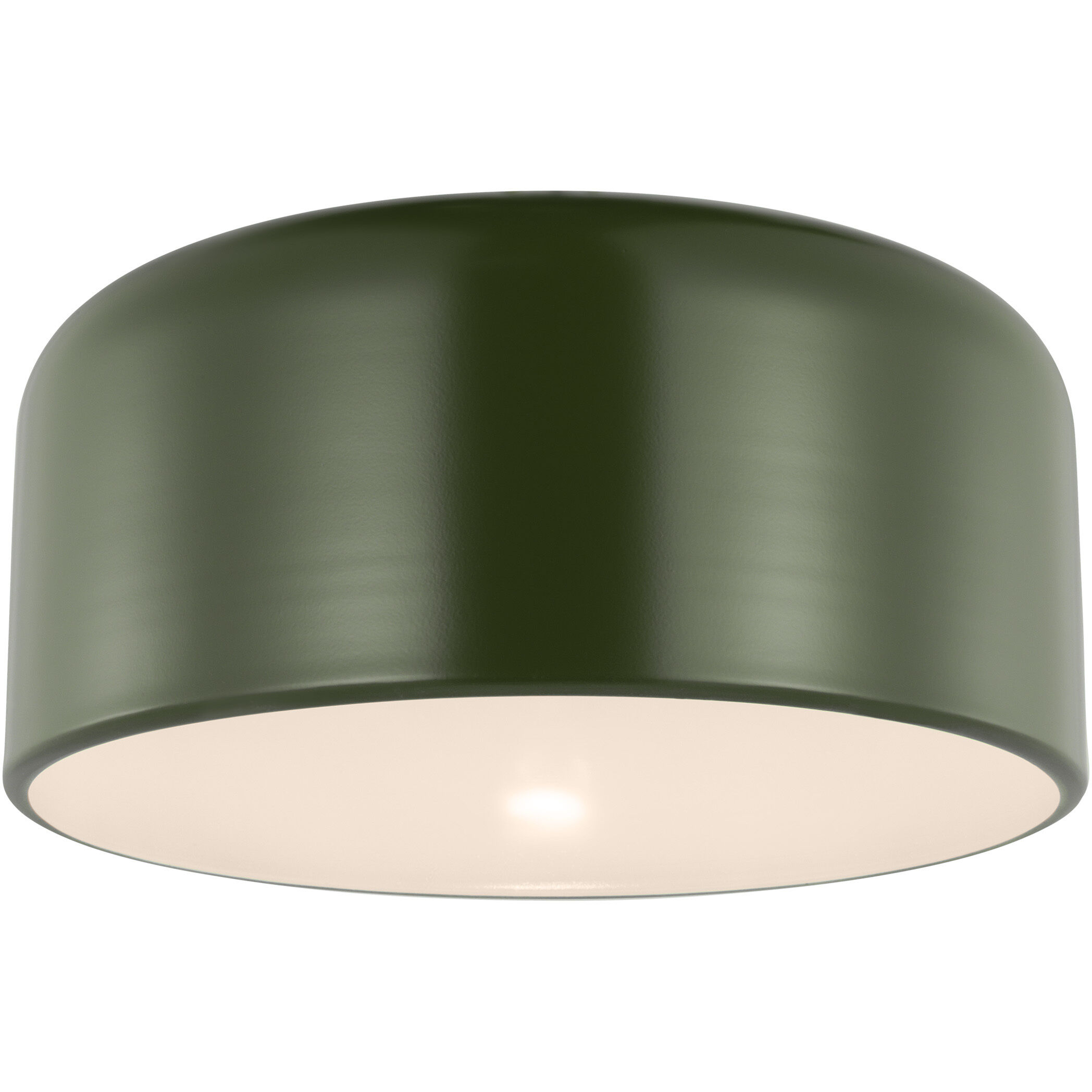 Malone 1 Light 13.75 inch Olive Ceiling Flush Mount Ceiling Light