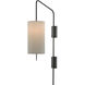 Tamsin 15 inch 60 watt Oil Rubbed Bronze Swing Arm Wall Lamp Wall Light, Portable, Plug-in