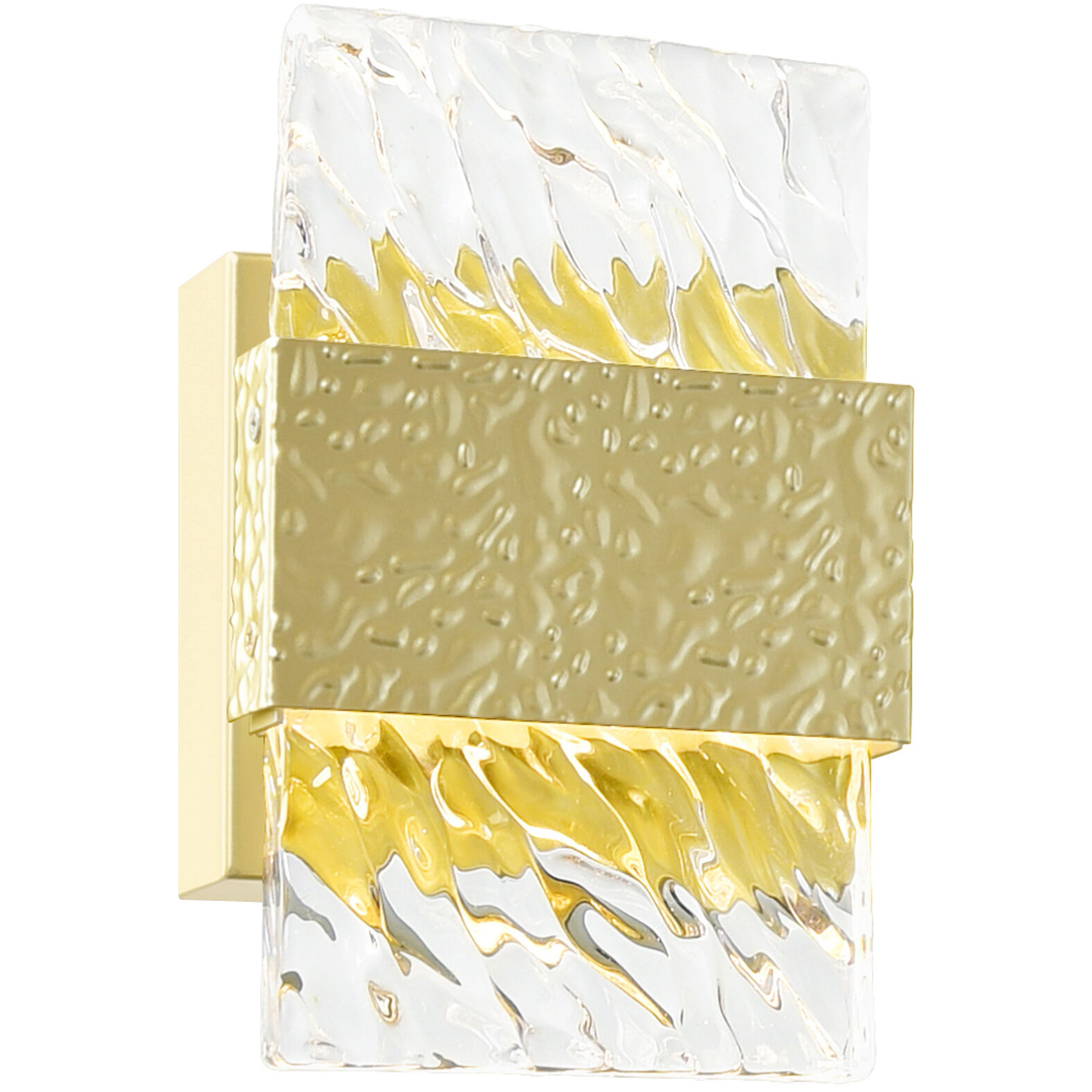 Carolina LED 5 inch Gold Leaf Wall Light
