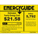 Tempo Hugger 52 inch White with White/White Blades Ceiling Fan