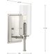 Elara 1 Light 5 inch Brushed Nickel Bath Vanity Wall Light