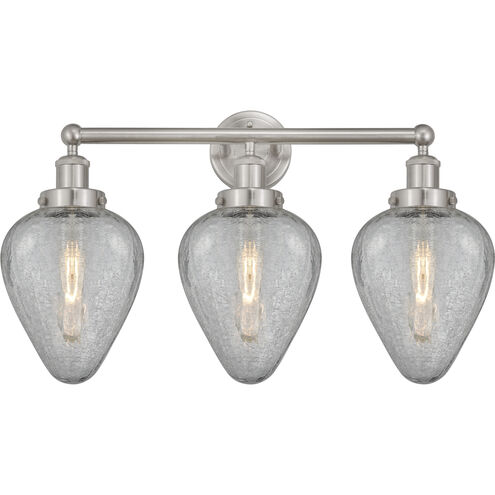 Geneseo 3 Light 24 inch Brushed Satin Nickel Bath Vanity Light Wall Light