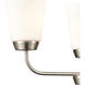 Winslow 3 Light 19 inch Brushed Nickel Chandelier Ceiling Light