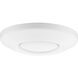 Intrinsic LED 7.25 inch Satin White Flush Mount Ceiling Light in Matte White, Progress LED