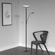 Modern 72 inch 30.00 watt Sandy Black Task Floor Lamp Portable Light in Satin Black, Task