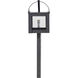 Hawthorne Adams Dark Antique Brass Path Light in Clear Seedy Glass