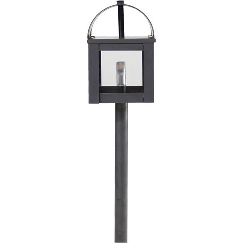 Hawthorne Adams Antique Brass Path Light in Clear Glass