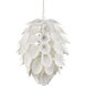 Diego 9 Light 29 inch Gesso White Chandelier Ceiling Light, Marjorie Skouras Collection