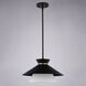 Loomis 1 Light 15.25 inch Matte Black Pendant Ceiling Light