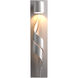 Flux 1 Light 23.4 inch Coastal Burnished Steel Outdoor Sconce