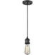 Franklin Restoration Cone LED 6 inch Matte Black Mini Pendant Ceiling Light in Plated Smoke, Franklin Restoration