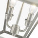 Wentworth 2 Light 9 inch Brushed Nickel Outdoor Pendant Lantern, Medium