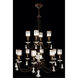 Eaton Place 12 Light 53 inch Bronze Chandelier Ceiling Light