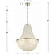 Brielle 6 Light 18 inch Antique Silver Chandelier Ceiling Light