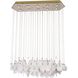 Canada LED 13.7 inch Gold Chandelier Ceiling Light