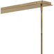 Hollis 4 Light 42.25 inch Heritage Brass Indoor Linear Chandelier Ceiling Light