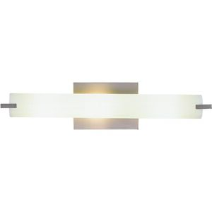 Tube 3 Light 20.5 inch Brushed Nickel ADA Wall Lamp Wall Light in Incandescent, Bath