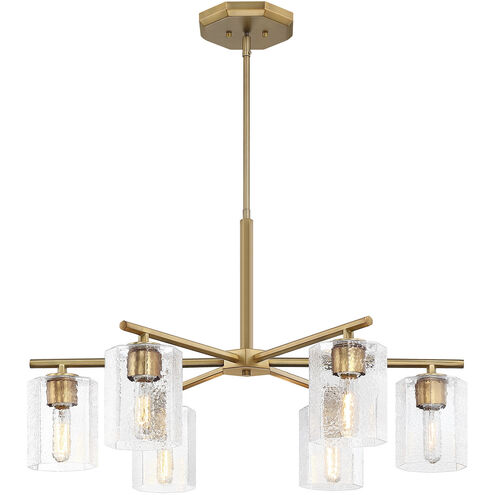 Haven LED 32 inch Old Satin Brass Chandelier Ceiling Light