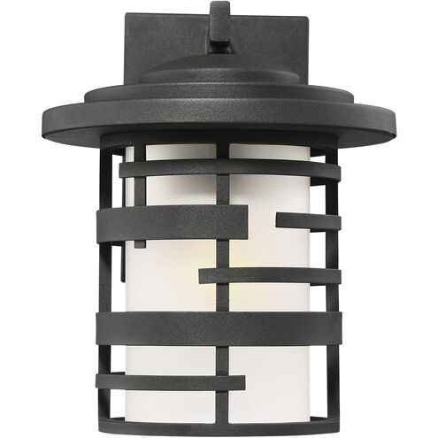 Lansing 1 Light 11 inch Textured Black Outdoor Wall Mount