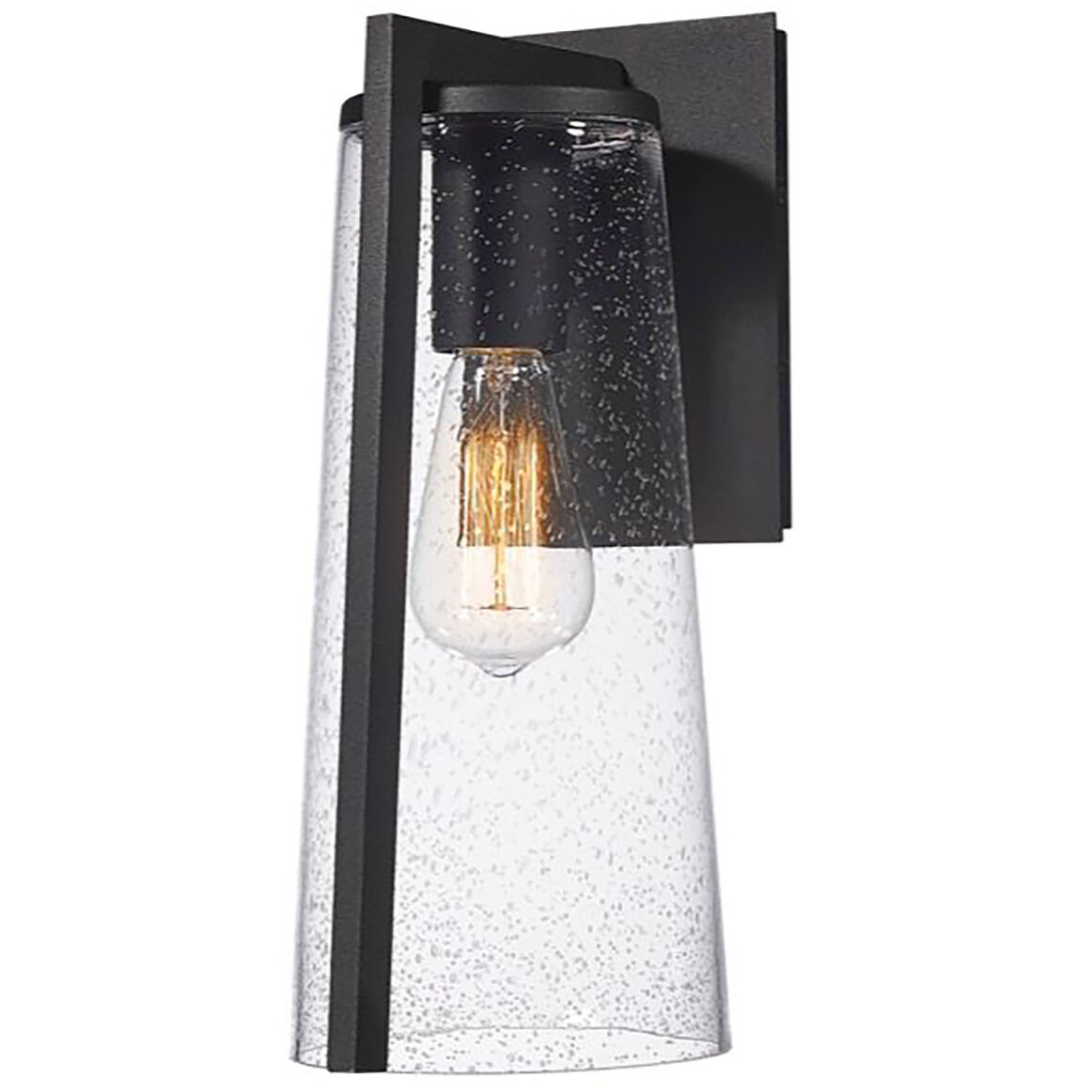 Portofino LED 14 inch Black Outdoor Wall Light