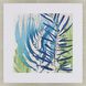 Sea Nature Blue and Turquoise and Green and Beige Framed Art