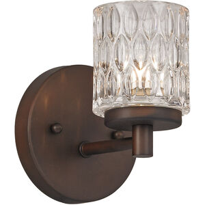 Bayou 1 Light 6 inch Rubbed Oil Bronze Wall Sconce Wall Light