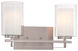 Parsons Studio 2 Light 16 inch Brushed Nickel Bath Bar Wall Light