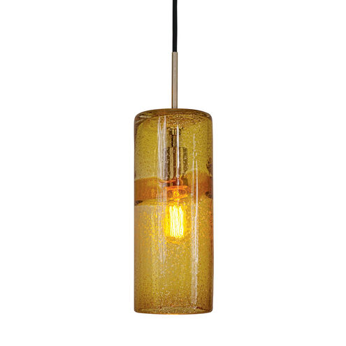 Envisage VI LED 5 inch Bronze Mini Pendant Ceiling Light in Envisage Amber