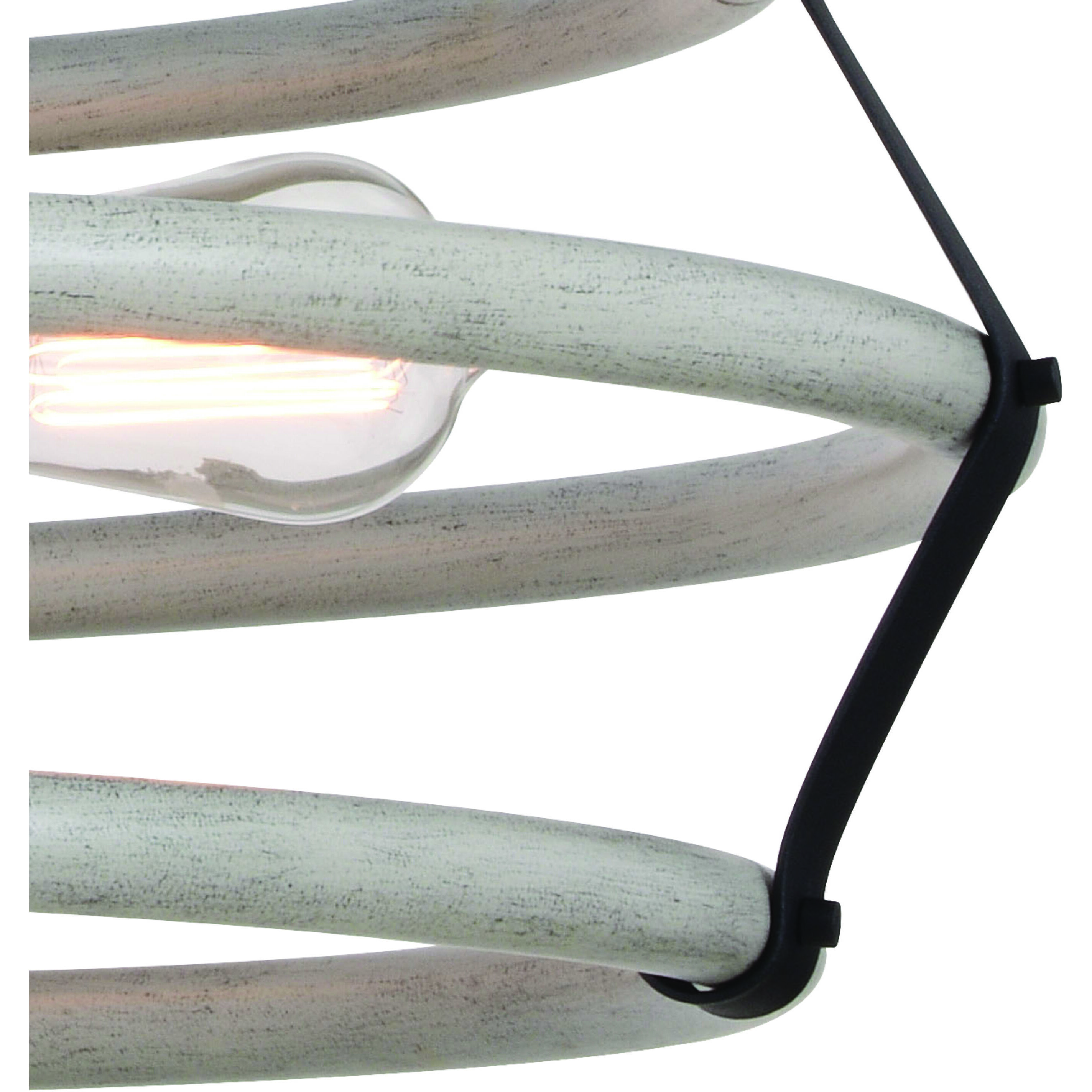 Taylor LED 24 inch Textured Black and Ash Gray Pendant Ceiling Light