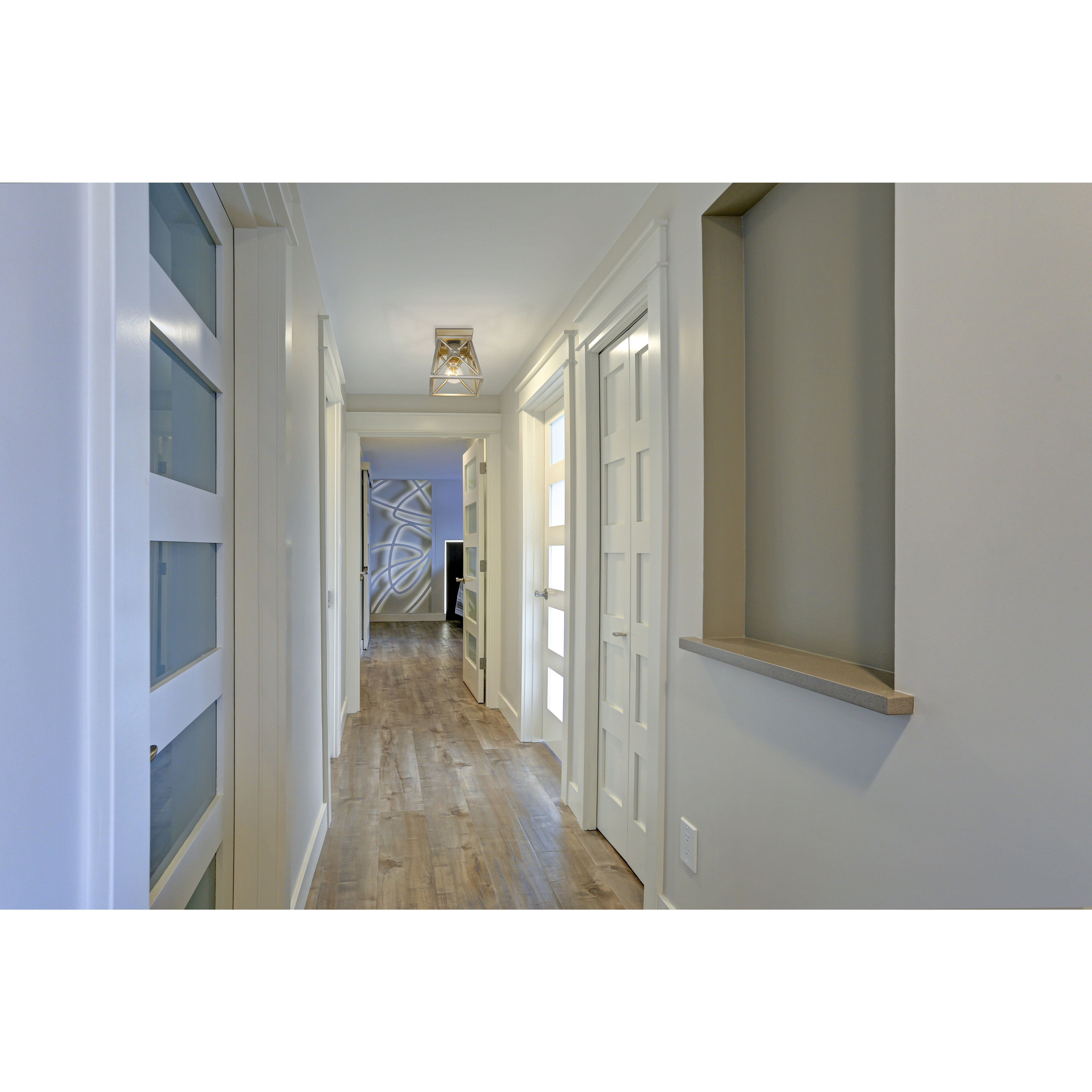 Trestle 1 Light 6 inch Antique Silver Flush Mount Ceiling Light