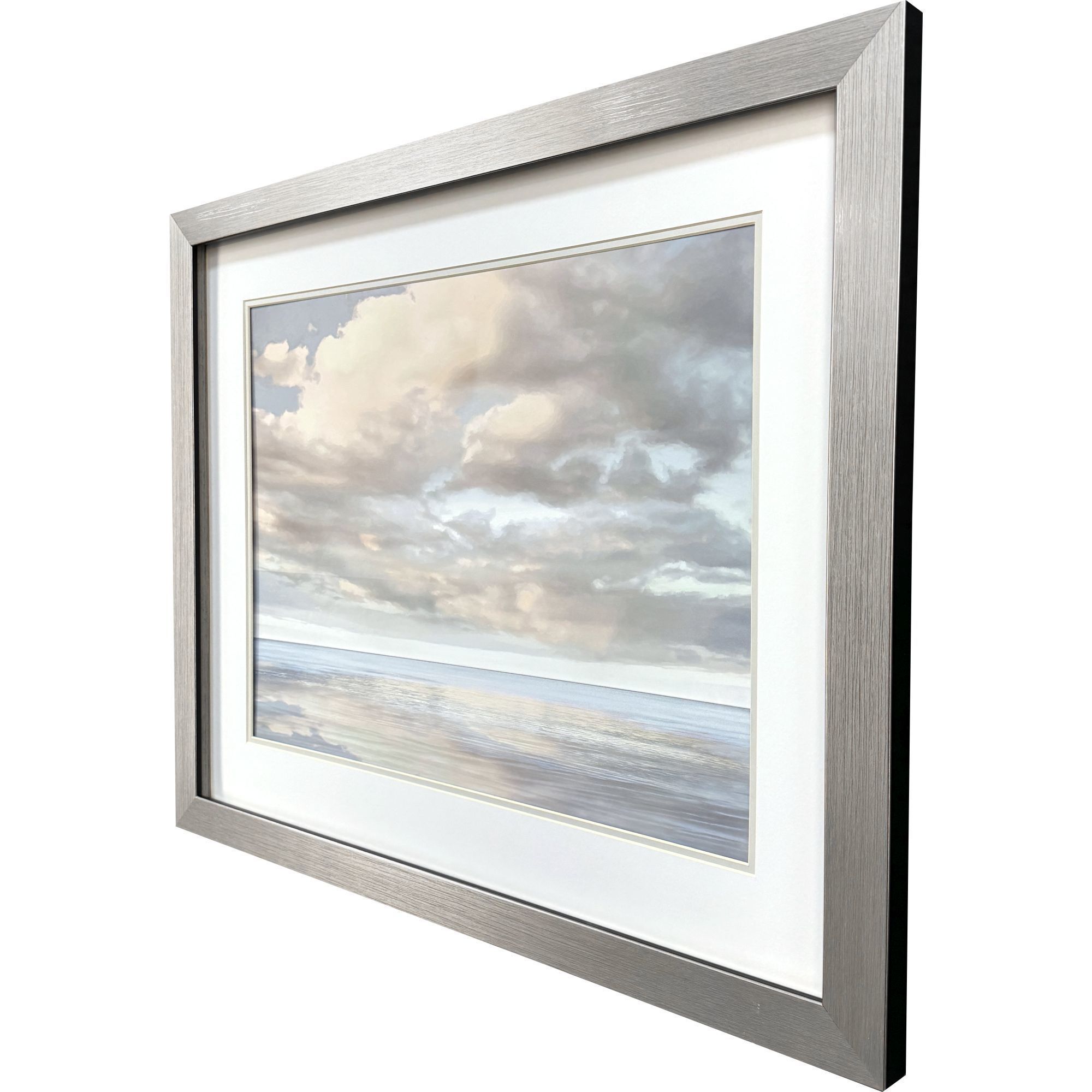 Cloudscape Dream Cloudscape Illusion Blue and Gray and Beige Framed Art, Propac