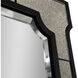 Chantel 77.75 X 37 inch Clean Mirror and Antique Mirror with Black Forged Iron Mirror