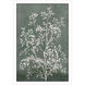 Delicate Tree Green and Beige and White Framed Art