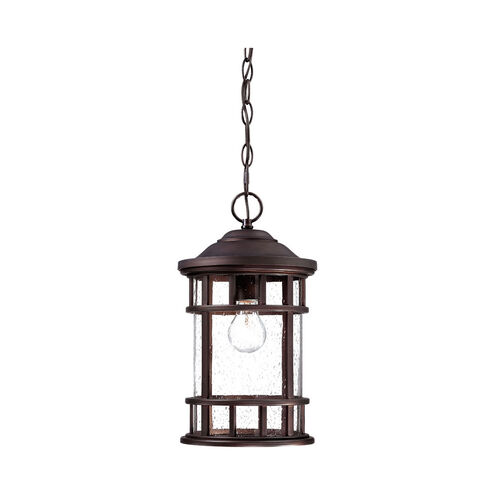Vista II 1 Light 9 inch Architectural Bronze Exterior Hanging Lantern
