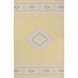Jewel Tone II 66 X 42 inch Lime, Light Gray, Medium Gray Rug