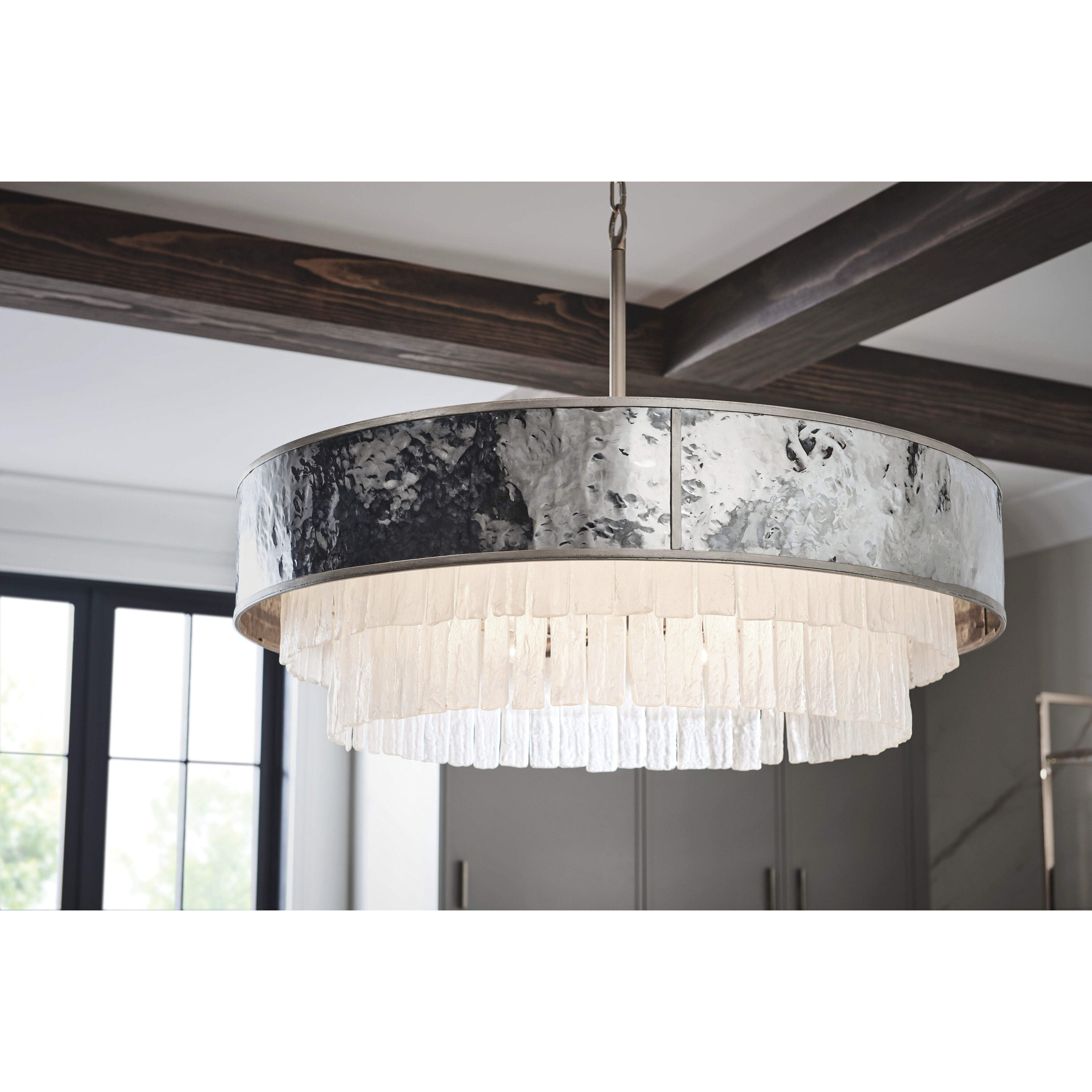 Reverie LED 36 inch Champagne Gold Chandelier Ceiling Light