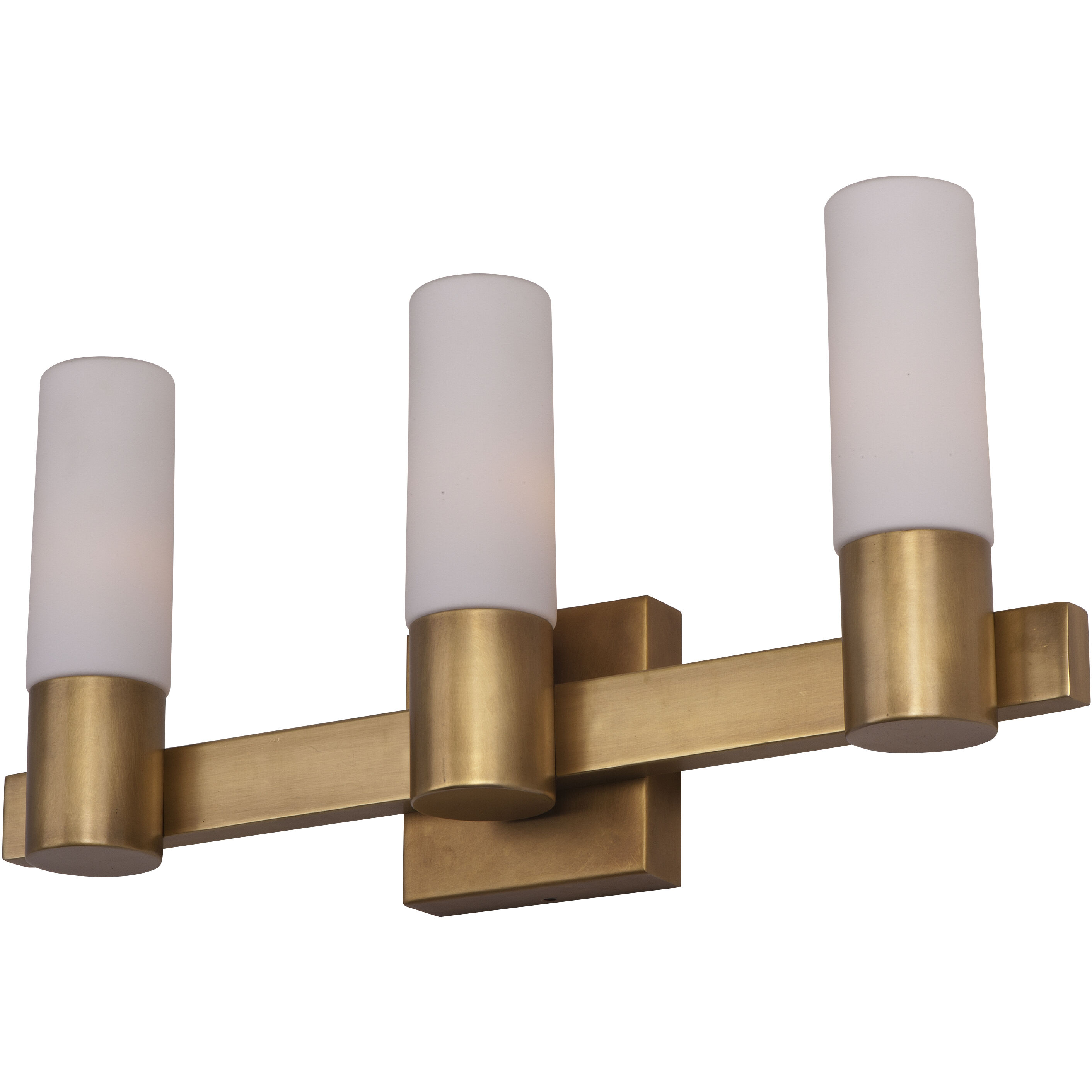 Contessa 3 Light 21 inch Natural Aged Brass Bath Light Wall Light