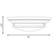 Transitional 2 Light 13 inch Natural Brass Flush Mount Ceiling Light