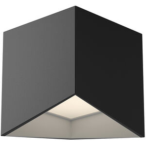 Cubix 5.63 inch Black and White Flush Mount Ceiling Light