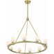 Aragon 10 Light 34.75 inch Soft Brass Chandelier Ceiling Light