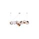 Canada 8 Light 12 inch White Chandelier Ceiling Light