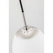 Jane 1 Light 8 inch Polished Nickel Pendant Ceiling Light