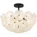 Audrey 4 Light 18.75 inch Matte Black Semi-Flush Mount Ceiling Light