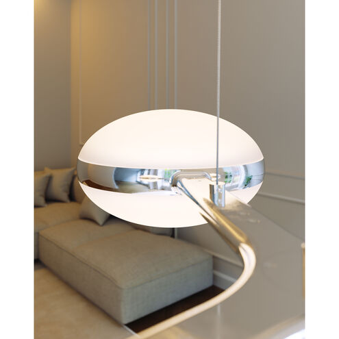 Pillows LED 35.5 inch Polished Chrome Pendant Ceiling Light