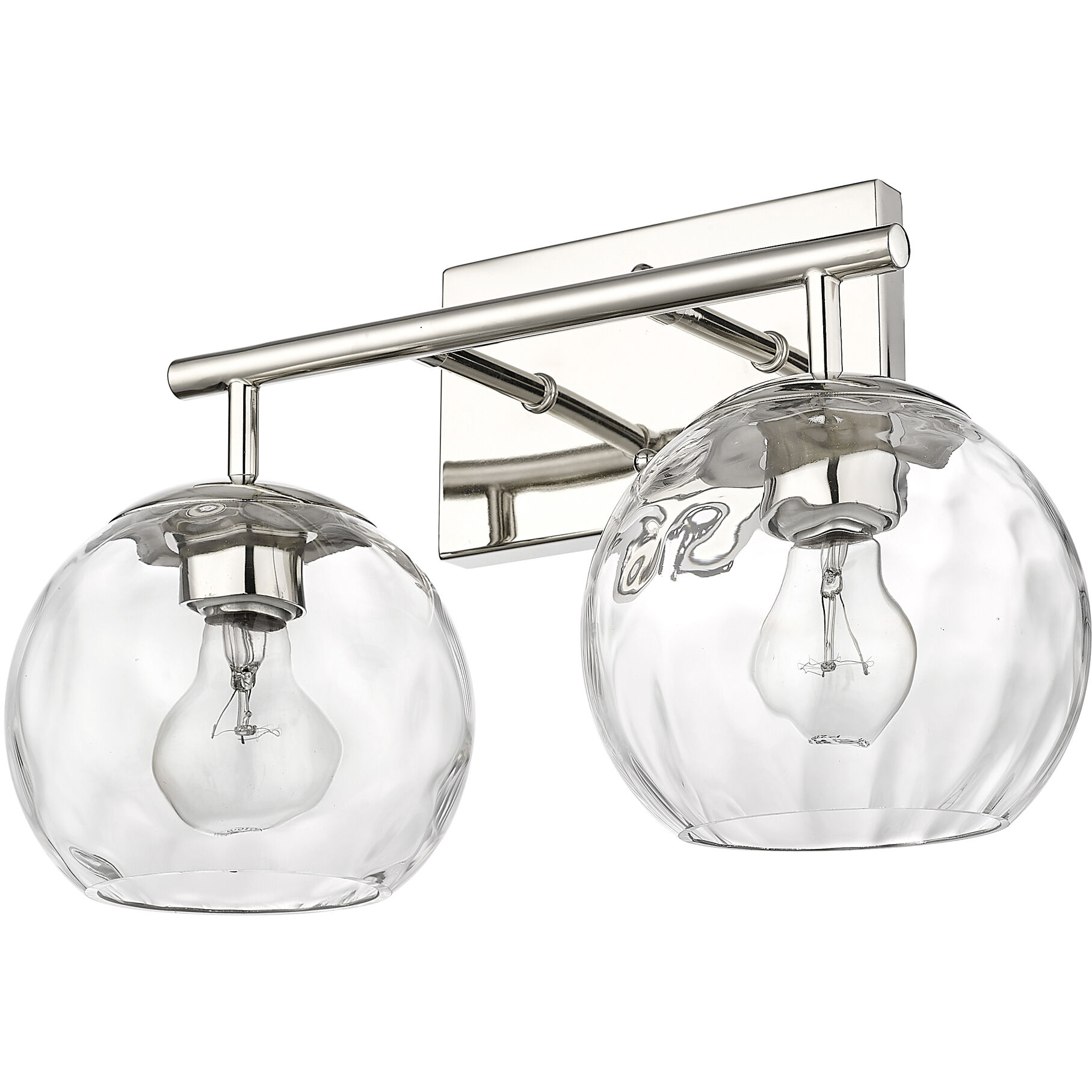 Mackenzie 2 Light 16 inch Polished Nickel Vanity Light Wall Light