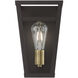Schofield 1 Light 7 inch Bronze with Antique Brass Accents ADA Sconce Wall Light