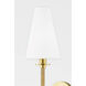 Ripley LED 4.75 inch Aged Brass Wall Sconce Wall Light